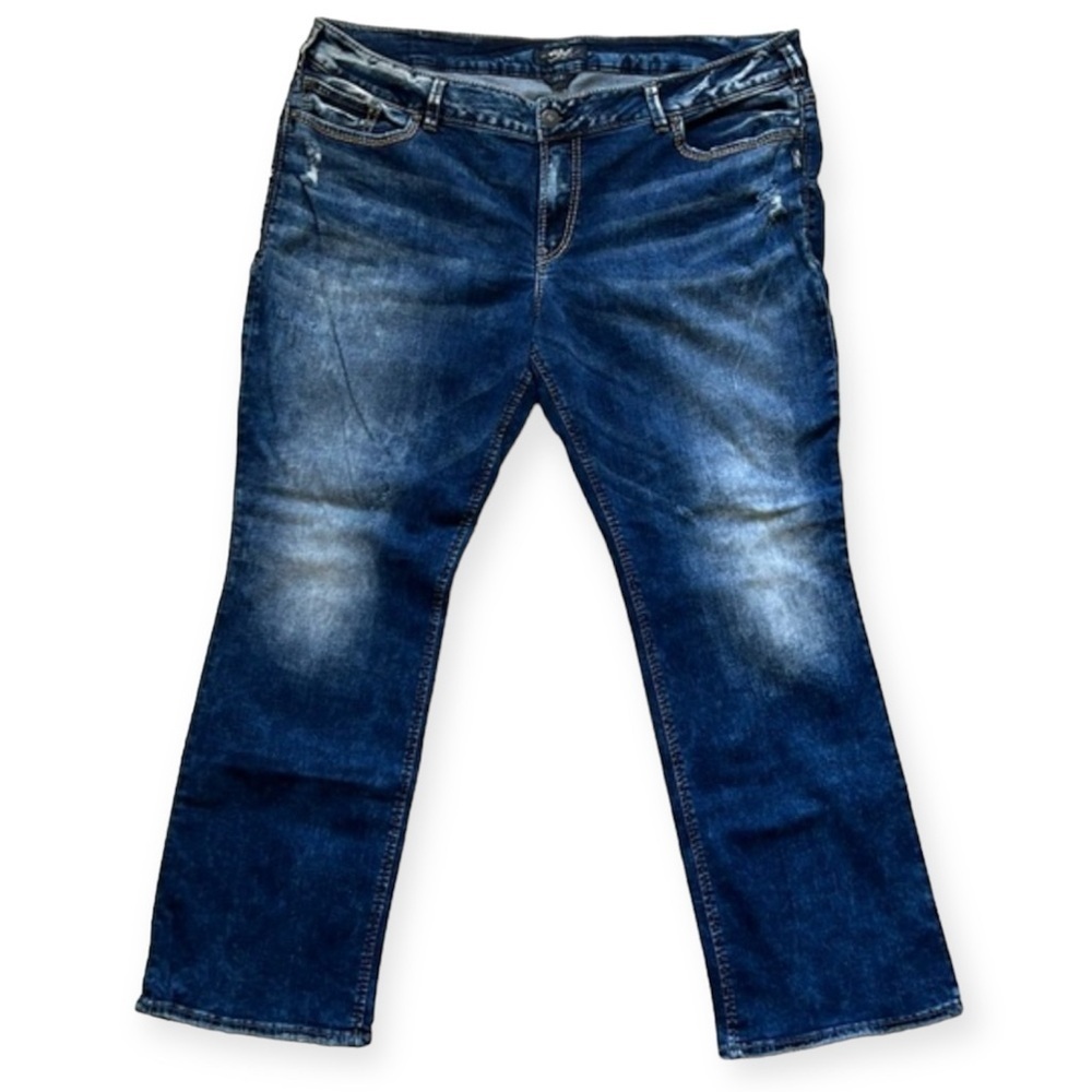 Silver Jeans Women's Dark Blue Boot Cut Jeans